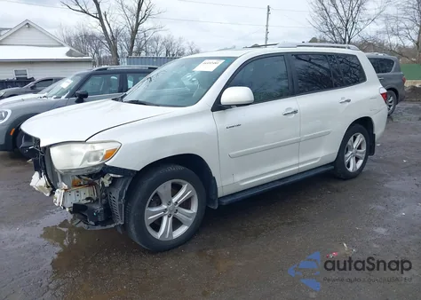 2010 Toyota Highlander Limited V6 z USA, uszkodzony, nr VIN 5TDDK3EH3AS038784